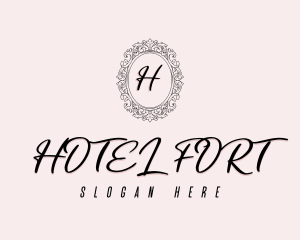 Decorative Boutique Hotel logo design