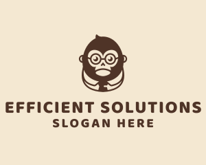 Work - Monkey Boss Businessman logo design