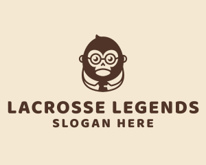 Monkey Boss Businessman logo design