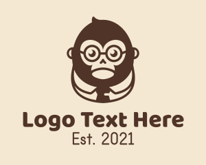 Job - Monkey Boss Mascot logo design