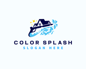 Pressure Wash Housekeeping  logo design