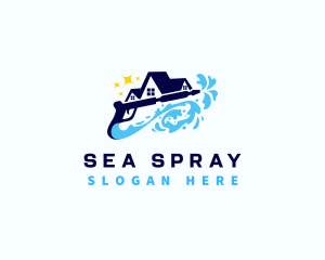 Pressure Wash Housekeeping  logo design