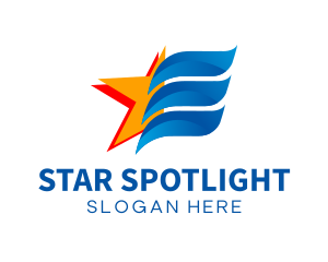 Star Airline Aviation logo design