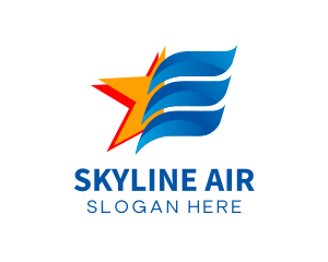 Airline - Star Airline Aviation logo design