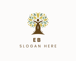 Outreach - Human Social Tree logo design