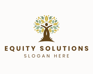 Equity - Human Social Tree logo design