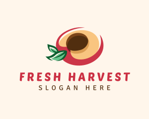 Fresh - Fresh Peach Fruit logo design