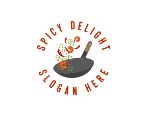 Spicy - Spicy  Wok Cooking logo design