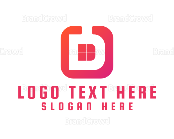 Modern D App Logo