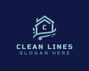 Home Sanitation Cleaning logo design