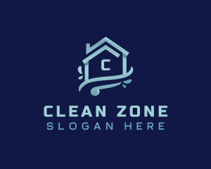 Home Sanitation Cleaning logo design