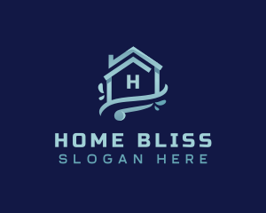 Home Sanitation Cleaning logo design