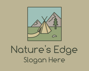 Outdoor - Teepee Outdoor Camping logo design