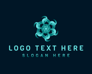Vortex - Digital Tech Vortex logo design