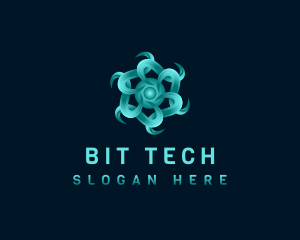 Digital Tech Vortex logo design