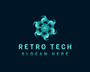 Digital Tech Vortex logo design