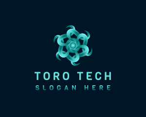 Digital Tech Vortex logo design