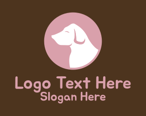 Dog Trainer - Labrador Vet Silhouette logo design