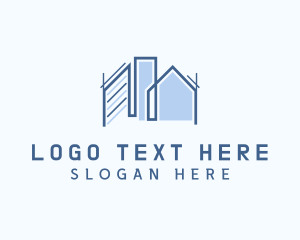 Structure - House Building Architect logo design