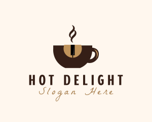 Piano Coffee Mug logo design