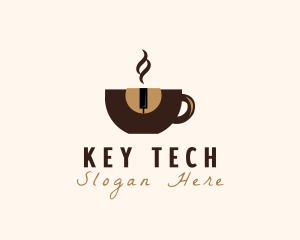 Keyboard - Piano Coffee Mug logo design