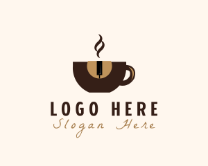 Mocha - Piano Coffee Mug logo design