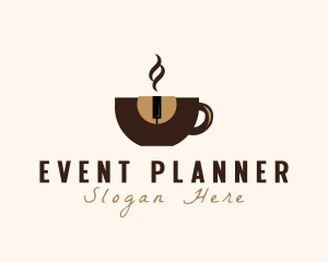 Latte - Piano Coffee Mug logo design