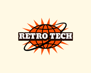 Global Retro Business logo design