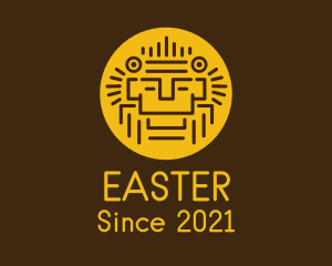 Culture - Mayan Face Relic logo design