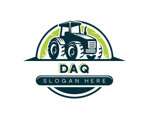 Truck - Lawn Tractor Farming logo design