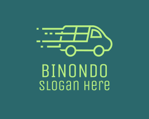 Vehicle - Green Cargo Van logo design