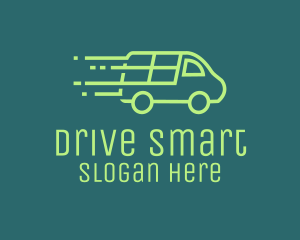 Motorist - Green Cargo Van logo design