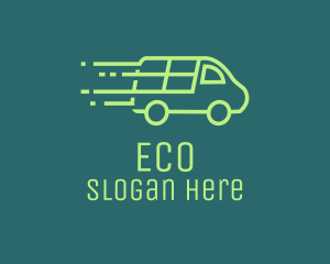 Shipping - Green Cargo Van logo design