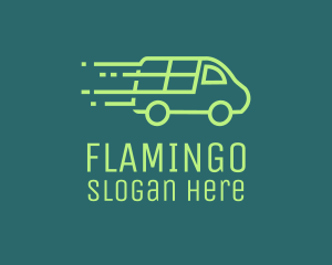 Linear - Green Cargo Van logo design