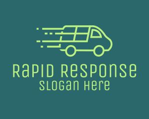 Green Cargo Van logo design