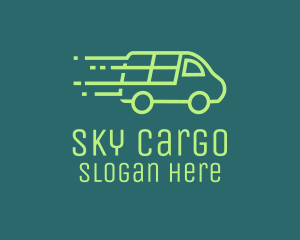 Green Cargo Van logo design