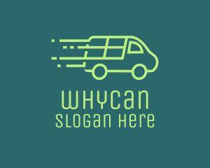 Freight - Green Cargo Van logo design