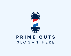 Tiny Barber Pole logo design