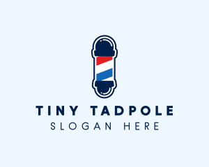 Tiny Barber Pole logo design