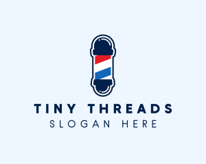 Tiny Barber Pole logo design