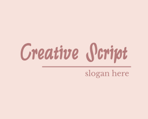 Chic Script Stylish logo design