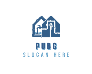 Home Pipe Plumbing Logo