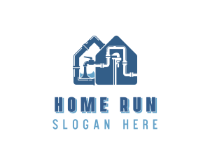 Home Pipe Plumbing logo design