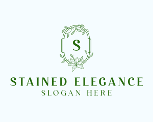 Floral Wedding Event logo design