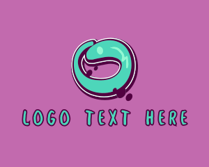 Colorful - Modern Graffiti Letter O logo design