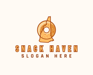 New Hampshire  Donut logo design