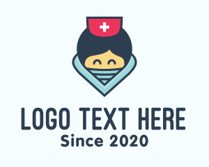 Emergency - Female Hospital Nurse logo design