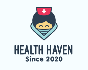 Hospital - Female Hospital Nurse logo design