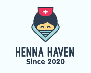 Female Hospital Nurse logo design