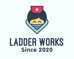 Female Hospital Nurse logo design